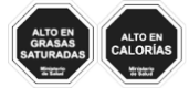 Grasas Saturadas - Alto en calorías (CHILE)